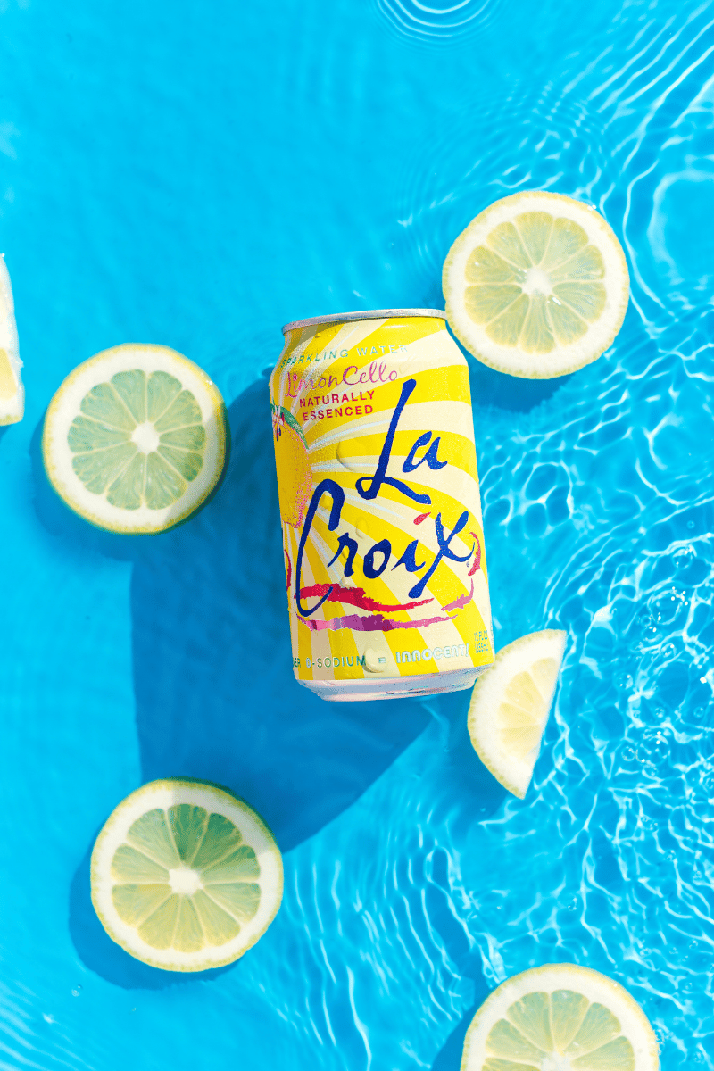 LaCroix Limoncello by the pool