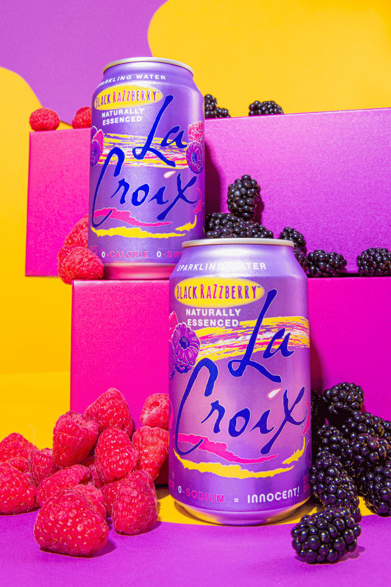LaCroix Black Razzberry steps