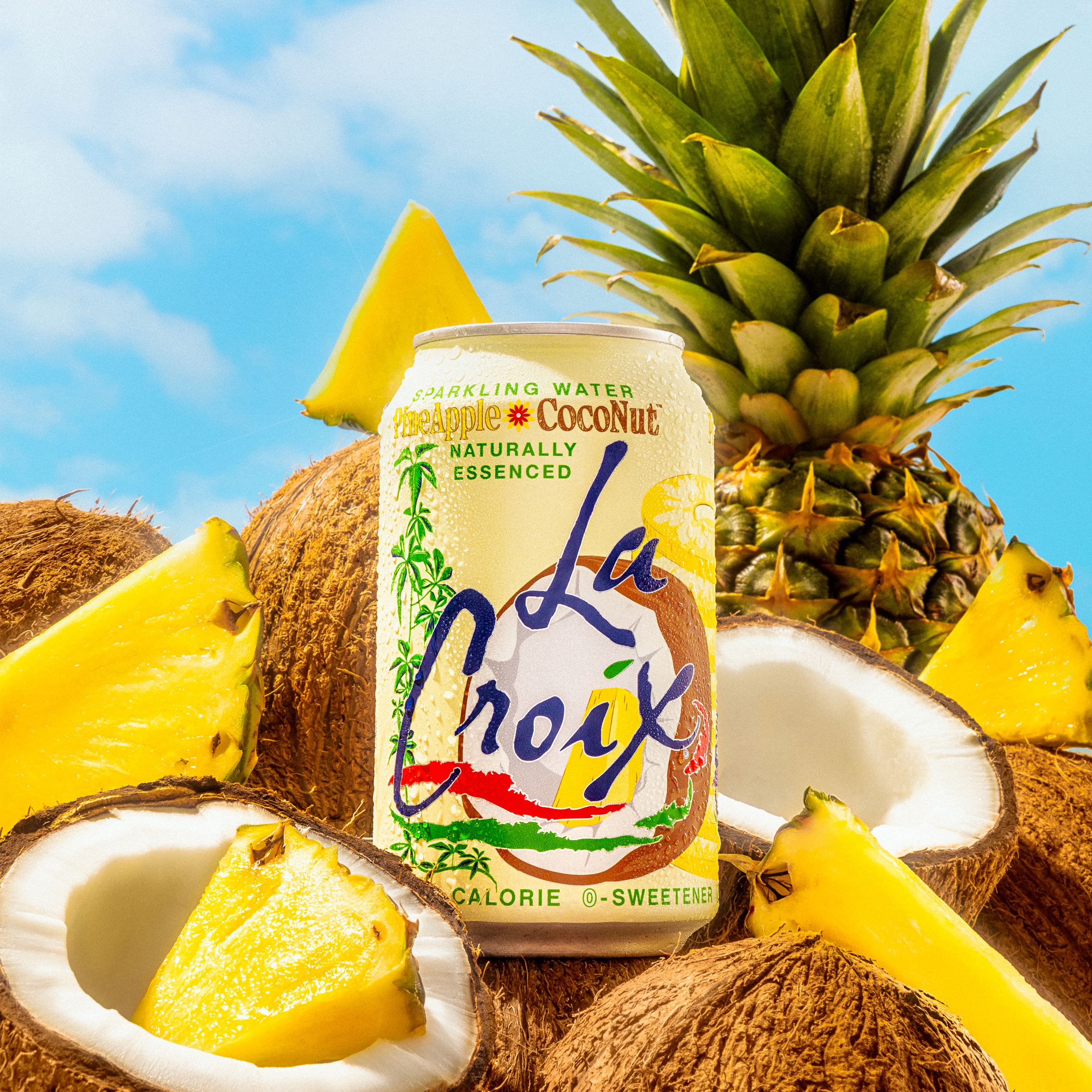 LaCroix Pineapple Coconut tropical