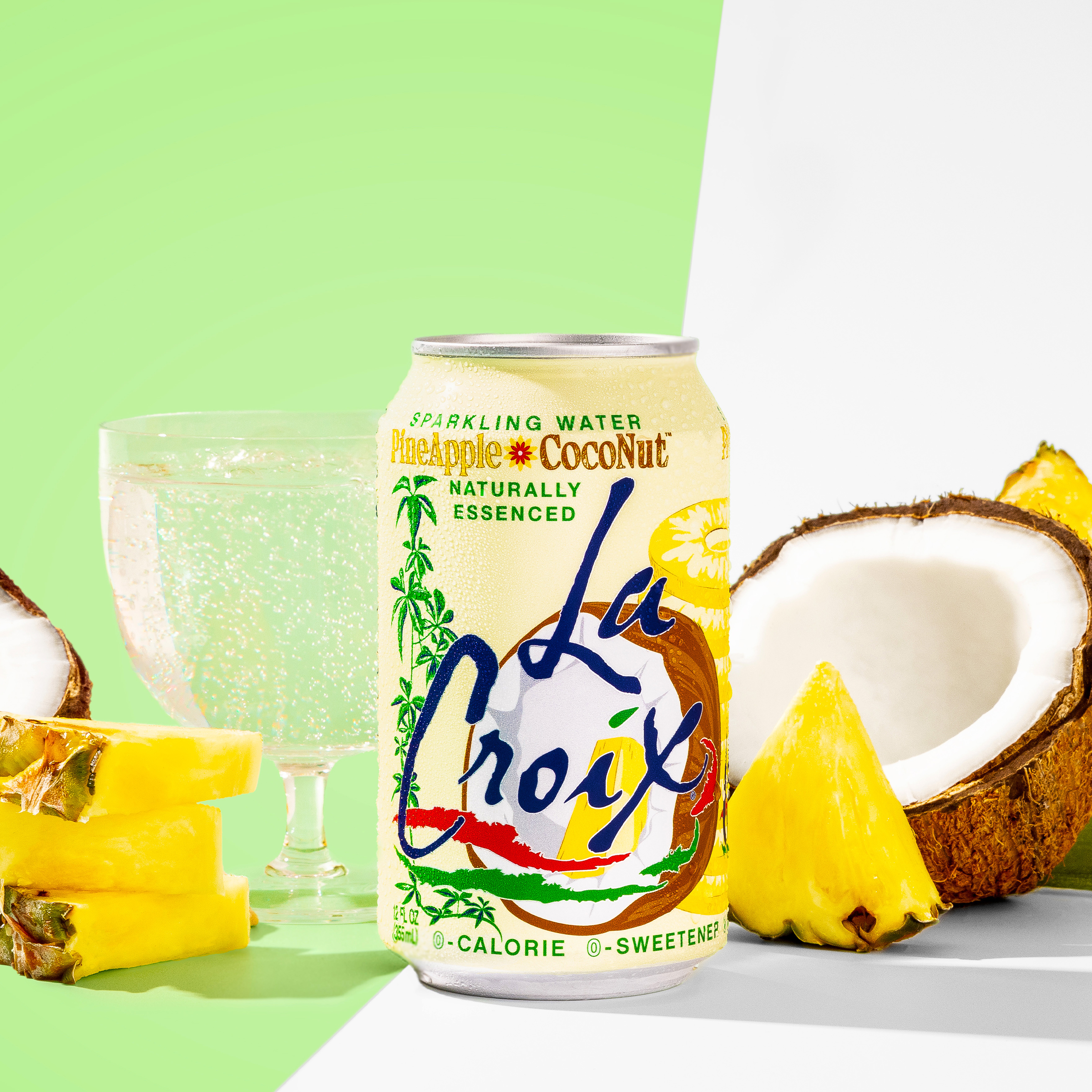 LaCroix Pineapple Coconut lifestyle