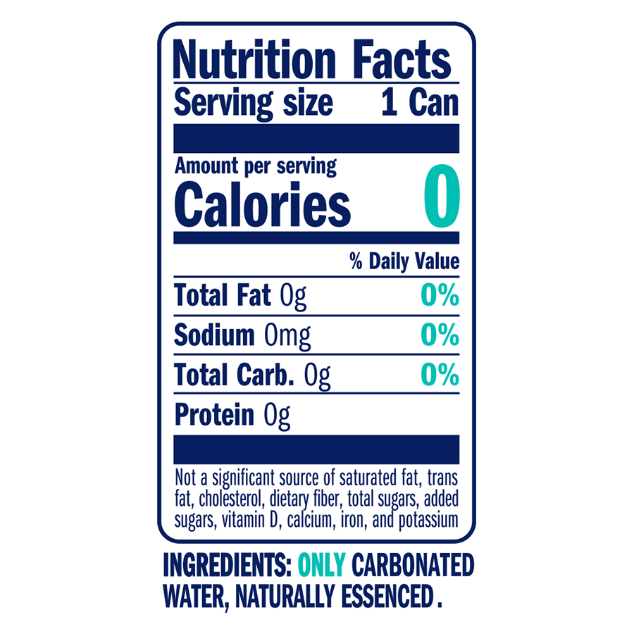 LaCroix Nutrition Facts